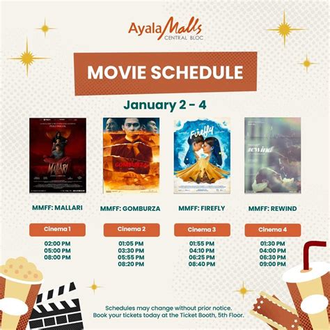 ayala bloc cinema schedule|Ayala Malls Capitol Central Cinema Movie Schedule .